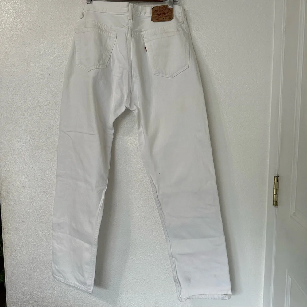 Levis 501 Vintage 90s Light‎ Wash Jeans 36x32